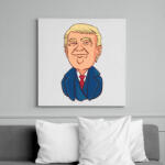 printfashion Trump - Vászonkép - Fehér (6634494)