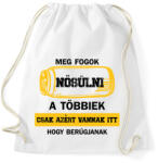printfashion Meg fogok nősülni - Sörösdoboz - Fehér - Sportzsák, Tornazsák - Fehér (6865185)