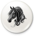 printfashion horse spirit - Kitűző, hűtőmágnes - Fehér (3075263)
