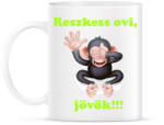 printfashion Reszkess ovi majom - Bögre - Fehér (14129837)