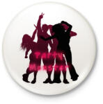 printfashion party monster - Kitűző, hűtőmágnes - Fehér (3079989)