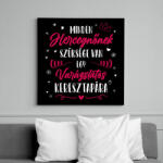 printfashion Minden Hercegnőnek - Keresztapa - Vászonkép - Fekete (12688102)