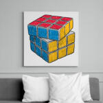printfashion Rubik kocka - Vászonkép - Fehér (6627389)
