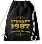 printfashion 1987 - Sportzsák, Tornazsák - Fekete (4095544)