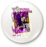 printfashion TO FALL IN LOVE - Kitűző, hűtőmágnes - Fehér (3075237)