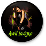 printfashion avril lavigne - Kitűző, hűtőmágnes - Fekete (3101520)