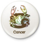 printfashion Cancer színes - Kitűző, hűtőmágnes - Fehér (6263869)