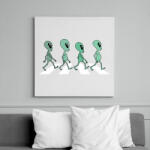 printfashion The Aliens - Vászonkép - Fehér (16615420)