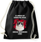 printfashion Emberi agy - Sportzsák, Tornazsák - Fekete (5186656)