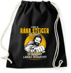 printfashion Csak a rába steiger ad erőt - Sportzsák, Tornazsák - Fekete (7609387)
