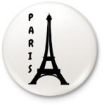 printfashion párizs - Kitűző, hűtőmágnes - Fehér (13536128)