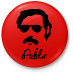 printfashion Pablo - Kitűző, hűtőmágnes - Piros (3630283)