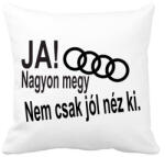printfashion Audi - Párnahuzat, Díszpárnahuzat - Fehér (2411227)