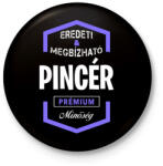 printfashion Pincér prémium minőség - Kitűző, hűtőmágnes - Fekete (3097004)