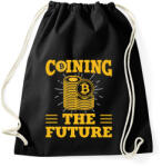 printfashion BITCOIN 4 EVER 58 - Sportzsák, Tornazsák - Fekete (6121390)