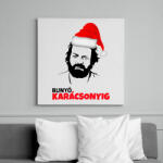printfashion BUNYÓ KARÁCSONYIG - Vászonkép - Fehér (10129887)