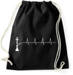 printfashion Vizipipa - Sportzsák, Tornazsák - Fekete (2781469)