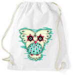 printfashion Bagoly - Sportzsák, Tornazsák - Fehér (386535)