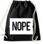printfashion NOOE. png - Sportzsák, Tornazsák - Fekete (260306)
