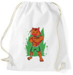 printfashion Kigyúrt capybara - Sportzsák, Tornazsák - Fehér (13874547)