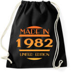 printfashion 1982 - Sportzsák, Tornazsák - Fekete (12779432)