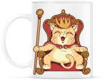 printfashion Macska király - Bögre - Fehér (5102564)