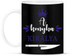 printfashion A konyha királya - Bögre - Fekete (16350771)