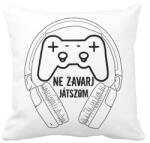 printfashion ne zavarj játszom - Párnahuzat, Díszpárnahuzat - Fehér (6045967)