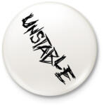 printfashion Unstable - Kitűző, hűtőmágnes - Fehér (3087435)