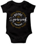 printfashion Boldog Szarácsonyt - Baba Body - Fekete (16848644)