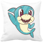 printfashion Baby shark - Párnahuzat, Díszpárnahuzat - Fehér (6349861)