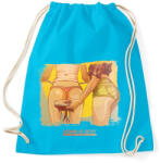 printfashion A biciklizés szexi - Sportzsák, Tornazsák - Surf blue (62928)