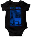 printfashion LONDON BLUE - Baba Body - Fekete (13824368)