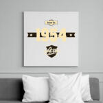 printfashion born-in-1954-cream-choco - Vászonkép - Fehér (6623247)