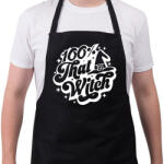 printfashion 100% that WITCH - Kötény - Fekete (16675727)