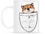 printfashion Shiba zsebminta - Bögre - Fehér (13610740)
