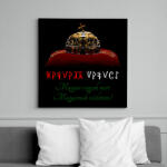 printfashion magyar vagyok2 - Vászonkép - Fekete (15971296)