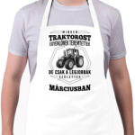 printfashion TRAKTOROS SZÜLINAP - Március - Kötény - Fehér (4911698)