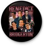 printfashion Bridgerton Benedict - Kitűző, hűtőmágnes - Fekete (16531119)