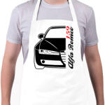 printfashion Alfa Romeo 159 002 - Kötény - Fehér (13004289)