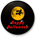 printfashion happyhalloween2 - Kitűző, hűtőmágnes - Fekete (3099172)