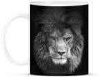 printfashion oroszlán - Bögre - Fekete (11607282)