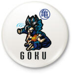 printfashion goku 2021 - Kitűző, hűtőmágnes - Fehér (12486588)