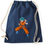 printfashion dragon ball ssj-goku - Sportzsák, Tornazsák - Sötétkék (4190761)