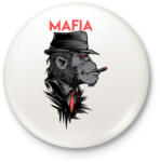 printfashion MAFIA - Kitűző, hűtőmágnes - Fehér (3075514)