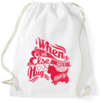 printfashion Kutya - Sportzsák, Tornazsák - Fehér (544607)