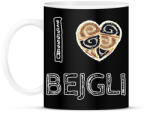 printfashion I love bejgli - Bögre - Fekete (8696653)