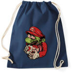 printfashion Zombi Mario - Sportzsák, Tornazsák - Sötétkék (97921)