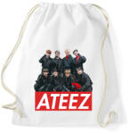 printfashion Ateez Team - Sportzsák, Tornazsák - Fehér (2329265)