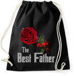 printfashion thebestfather - Sportzsák, Tornazsák - Fekete (2598899)